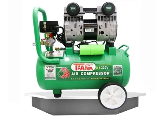 Máy nén khí không dầu giảm âm 1.5HP 12 lít Tupank TAK-12KD