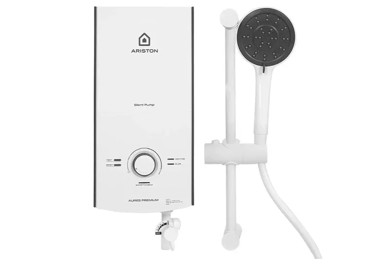 Máy nước nóng trực tiếp Ariston Aures Premium 4.5P ivory