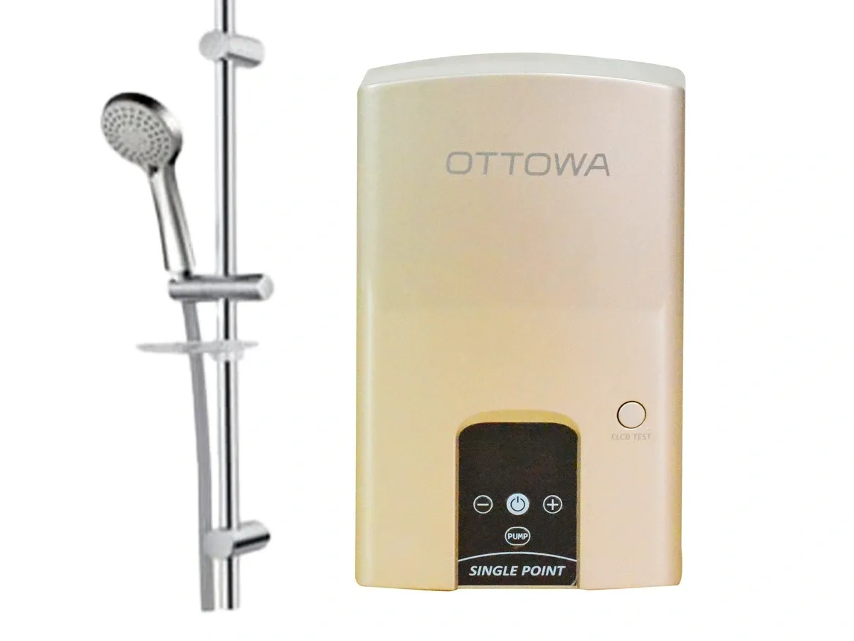 Máy nước nóng trực tiếp có bơm trợ lực OTTOWA TH45P02