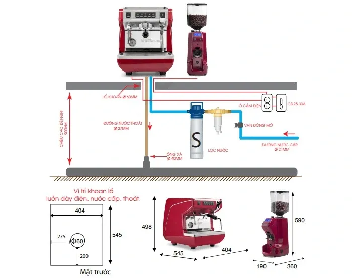 Máy pha cà phê Nuova Simonelli APPIA life 1 Group Volumetric