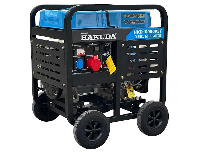 Máy phát điện chạy dầu 10KW Hakuda HKD10000P3T 3 pha