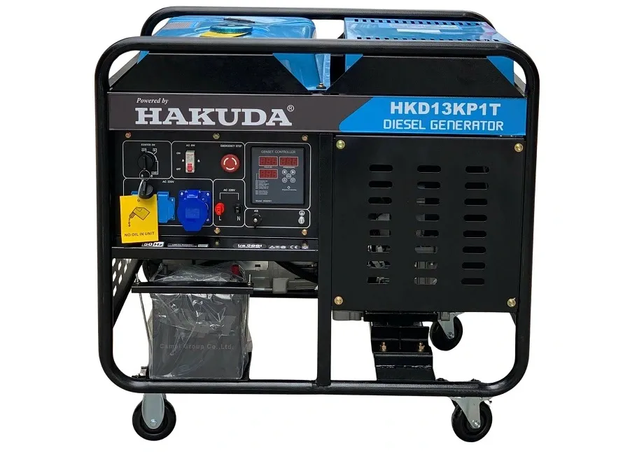 Máy phát điện chạy dầu 12KW Hakuda HKD13KP1T