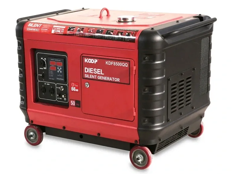 Máy phát điện chạy dầu 5,5KVA Koop KDF8500QQ siêu chống ồn