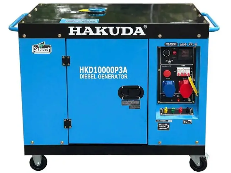 Máy phát điện chạy dầu Hakuda 10KW HKD10000P3A 3 pha