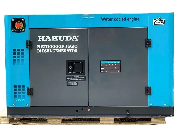 Máy phát điện chạy dầu Hakuda 10KW HKD10000P3PRO 3 pha siêu cách âm