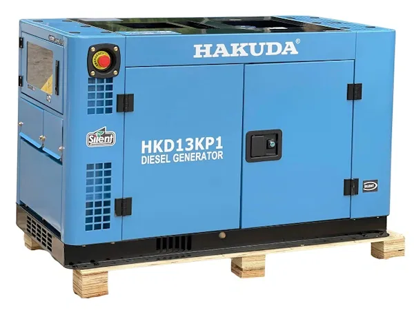 Máy phát điện chạy dầu Hakuda 12KW HKD13KP1 siêu cách âm