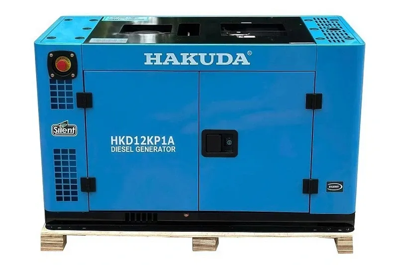 Máy phát điện chạy dầu Hakuda 12KW HKD12KP1A (cách âm)