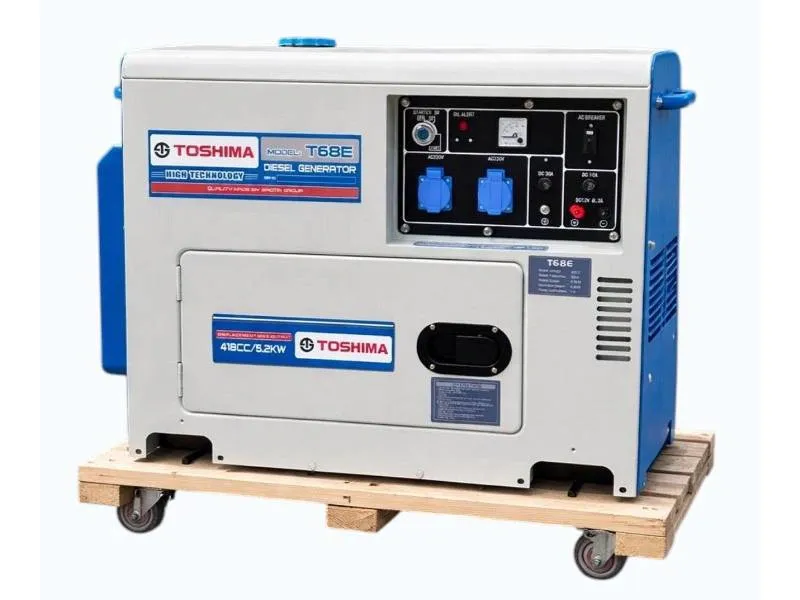 Máy phát điện chạy dầu Toshima T68E (5KW)