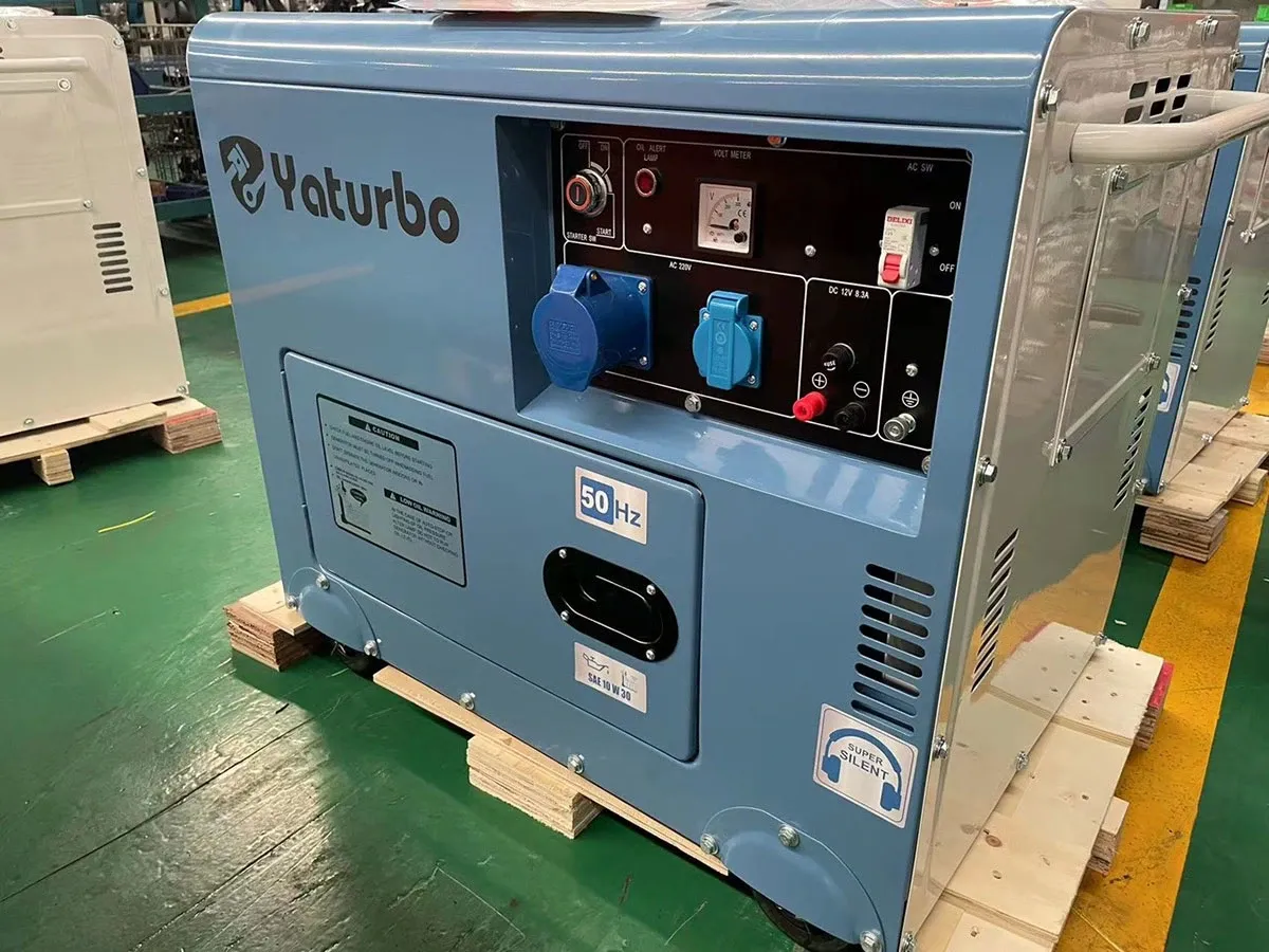 Máy phát điện chạy dầu Diesel Yaturbo YTB6000SD (cách âm)