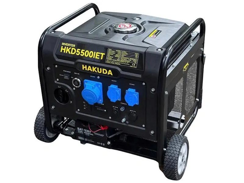 Máy phát điện chạy xăng 5KW Hakuda HKD5500IET Inverter