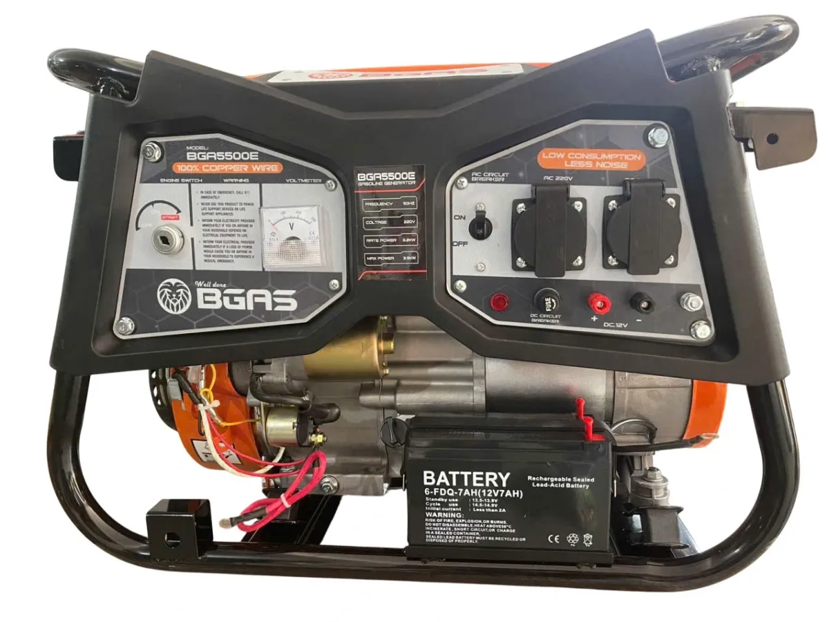 Máy phát điện chạy xăng Bgas BGA5500E (3.2KW)