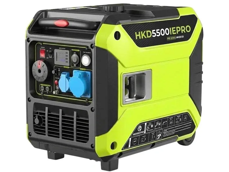 Máy phát điện chạy xăng 5KW Hakuda HKD5500IEPRO Inverter (có đề)