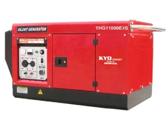 Máy phát điện chạy xăng Kyo Power THG11000EXS (10.5 KVA, Đề nổ, chống ồn)