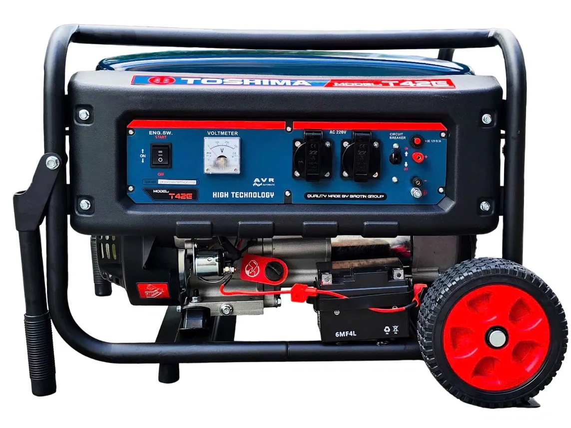 Máy phát điện chạy xăng Toshima T42E (3KW, đề nổ)