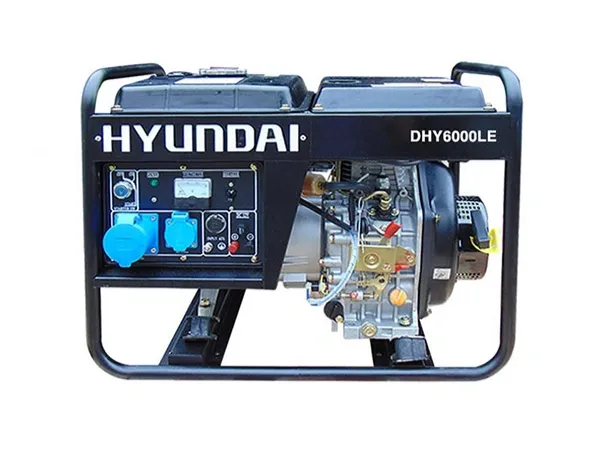Máy phát điện chạy dầu Diesel Hyundai DHY 6000LE (5.0 - 5.5Kw)