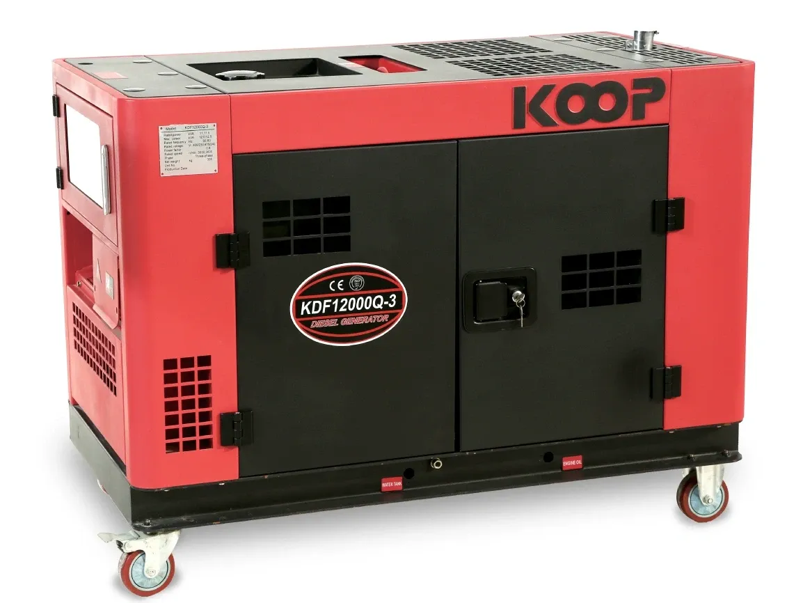 Máy phát điện Koop KDF12000Q(-3) - 3 pha