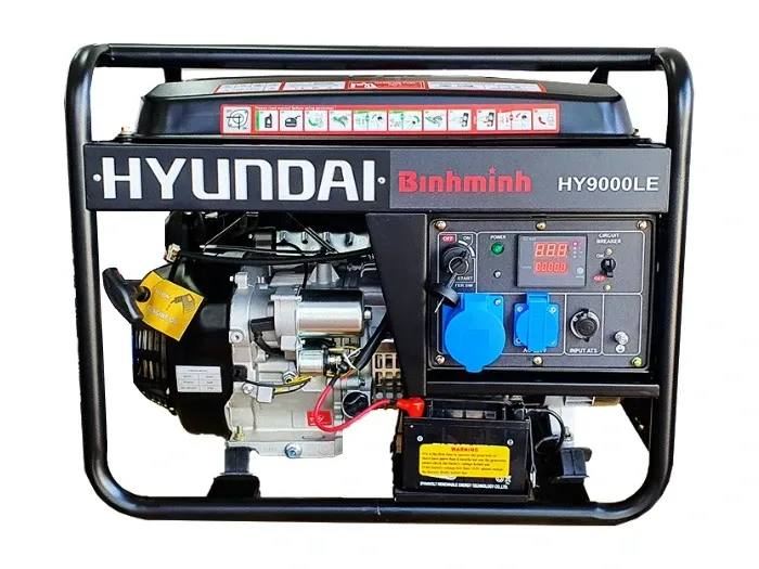 Máy phát điện xăng Hyundai HY 9000LE (6.0 - 6.5Kw)