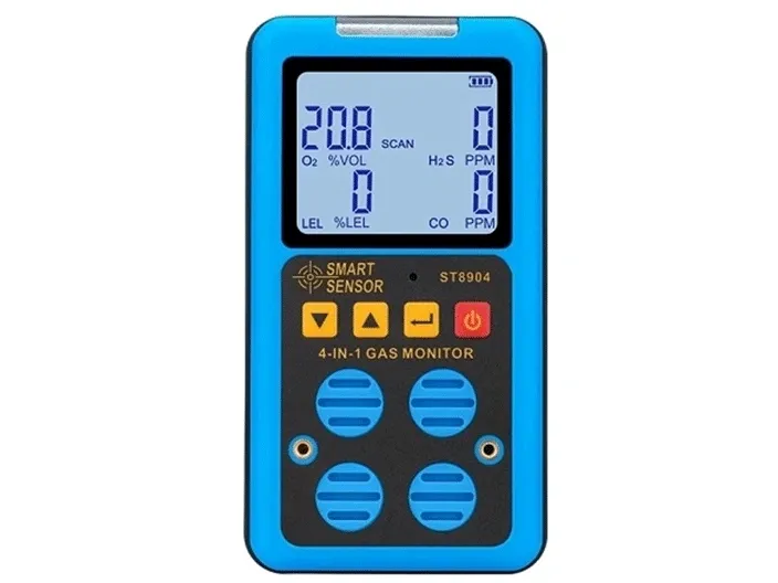 Máy phát hiện khí gas Smartsensor ST8904 (H2s, O2, CO, LEL)