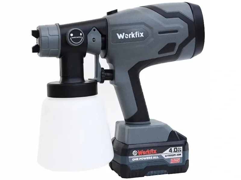 Máy phun sơn dùng pin Workfix WF-SG800ML (1 pin, 1 sạc)