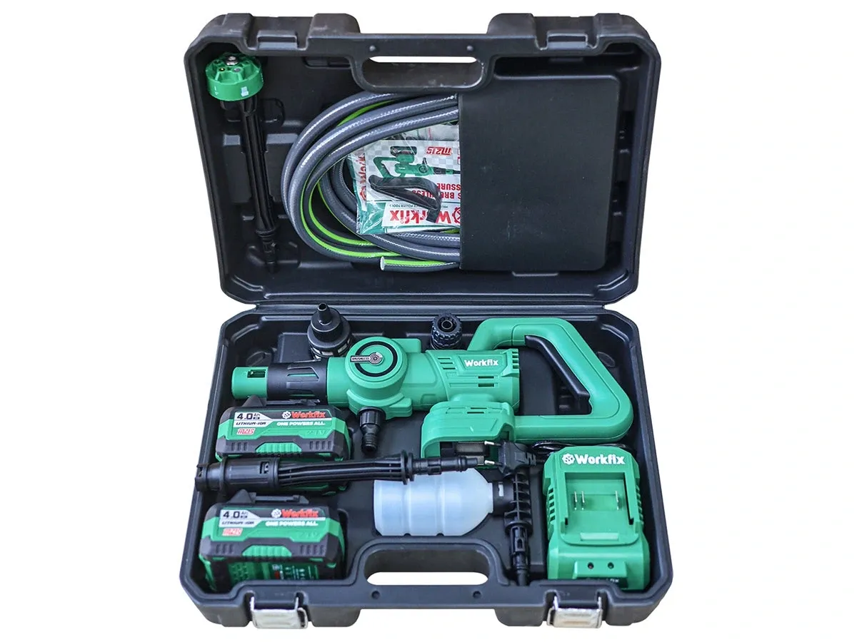 Máy rửa xe cao áp chạy pin Workfix WF-PW3825BL