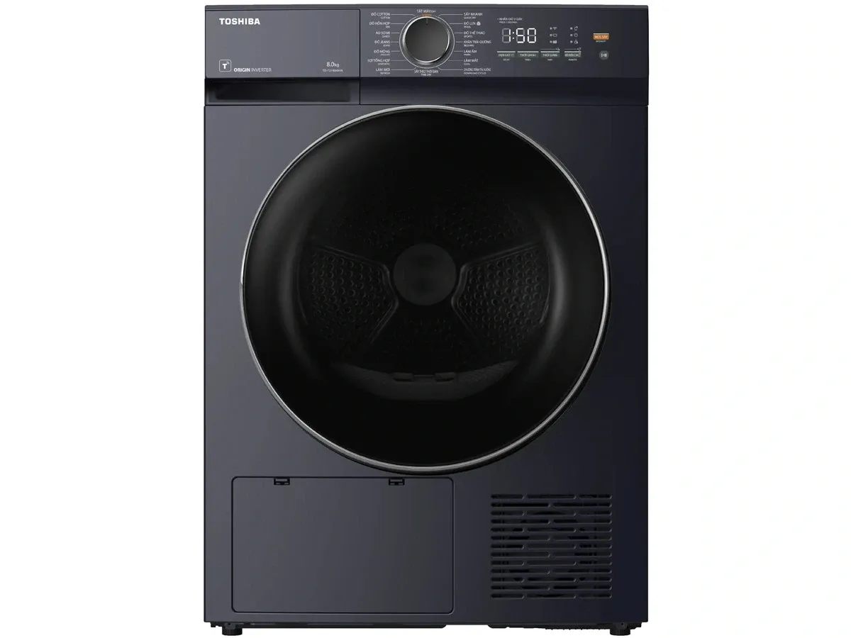 Máy sấy bơm nhiệt Toshiba 8 kg TD-T21B90HWV(MG)