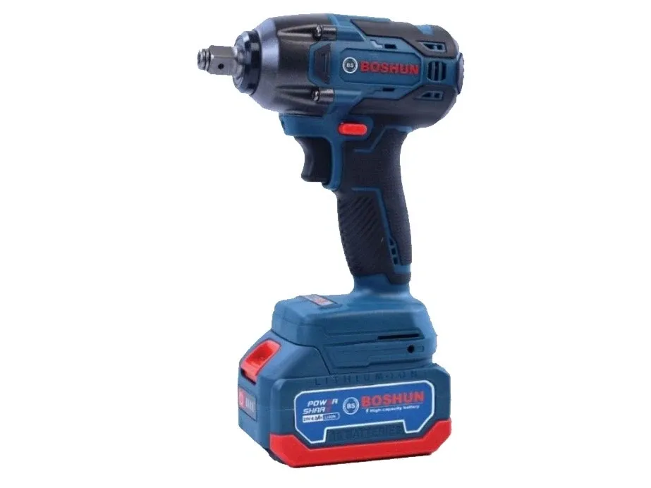 Máy siết bu lông Boshun BS-IW380N (2 pin, 1 sạc)