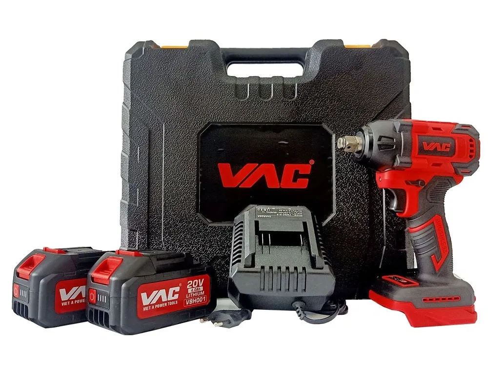 Máy siết bu lông dùng pin VAC VA1601A 20V (không chổi than)