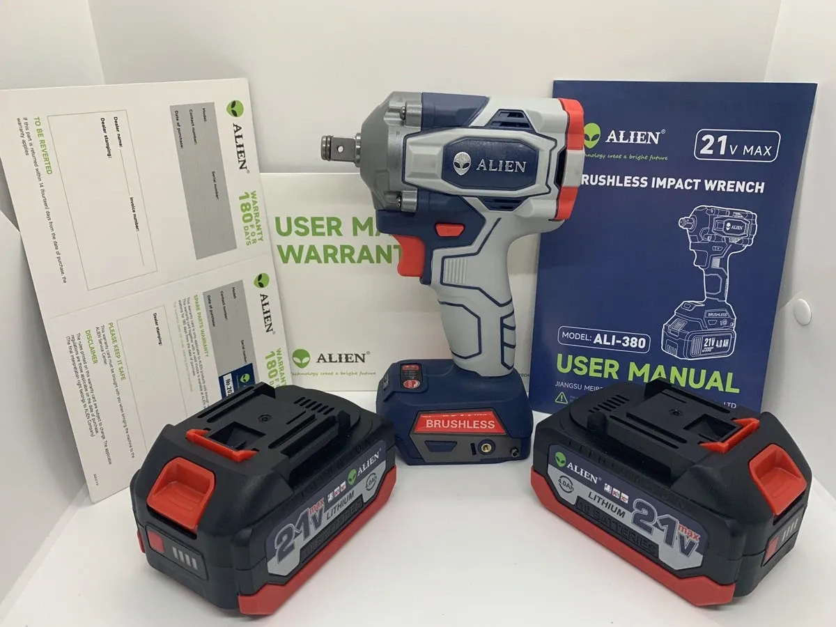 Máy siết bu lông pin 21V Alien ALI-380 SET