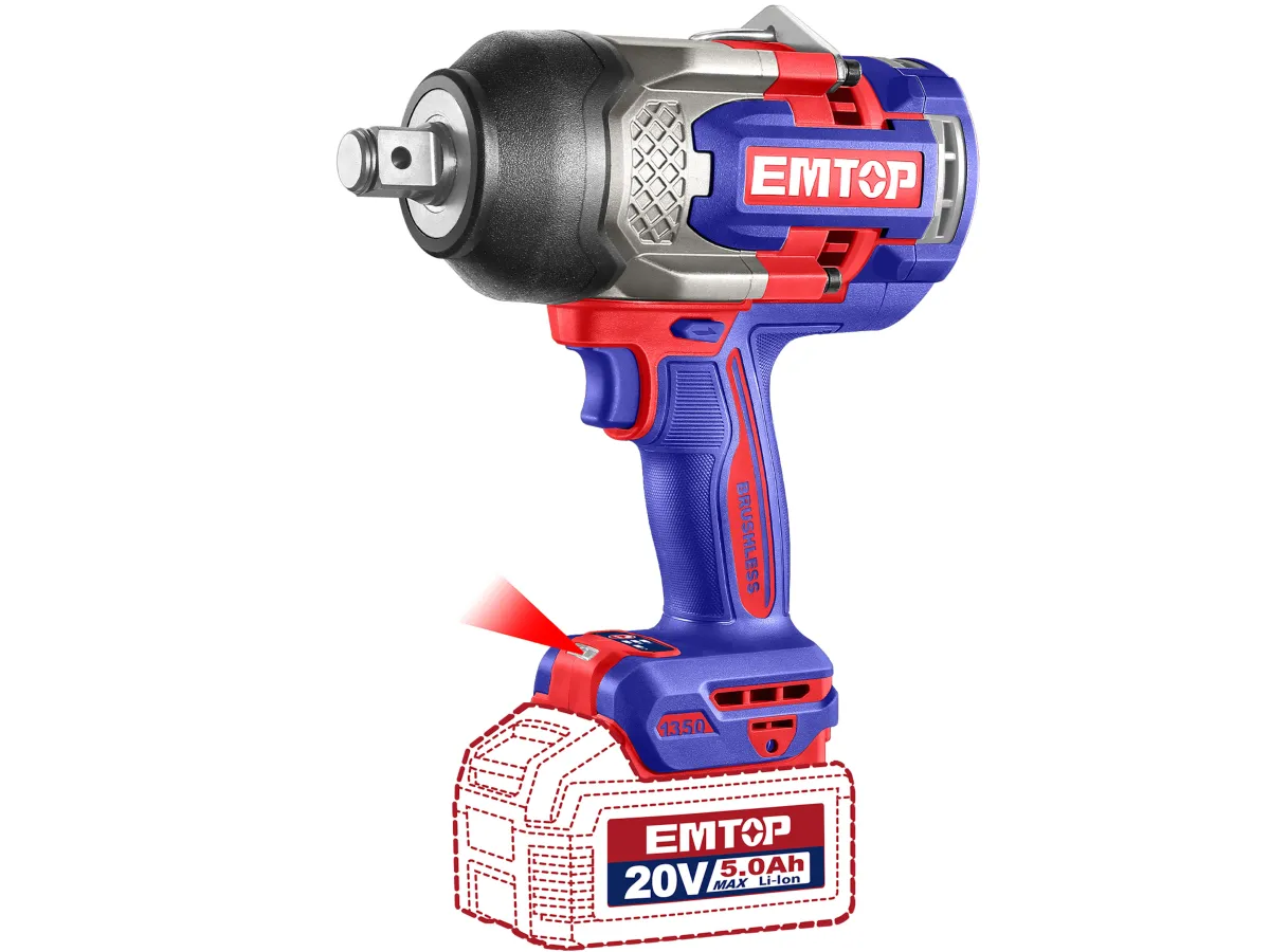 Máy siết bulong pin 20V ECIWL201351 (Chưa pin, sạc)