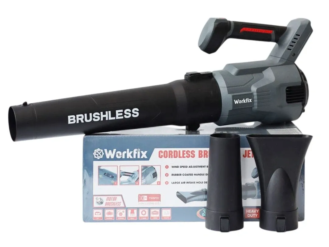 Máy thổi lá Workfix WF-LB03BL (1 pin, 1 sạc, 3 tốc độ)
