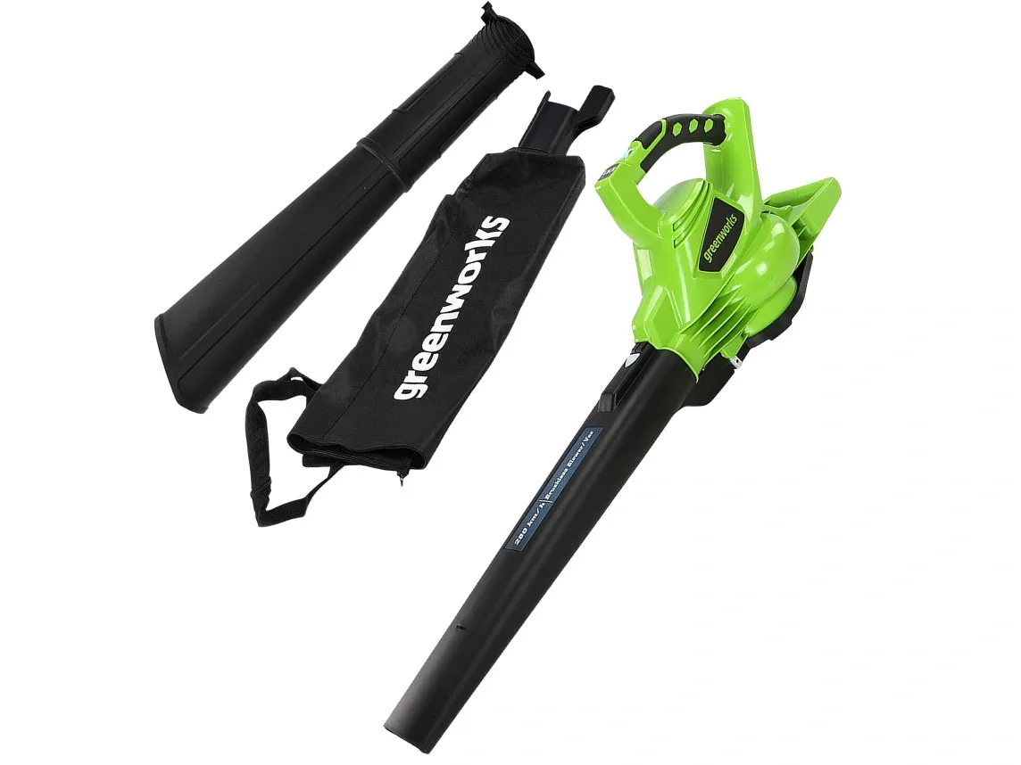 Máy thổi và hút lá dùng pin Greenworks 40V GD40BV (24227) (Chưa pin, sạc)