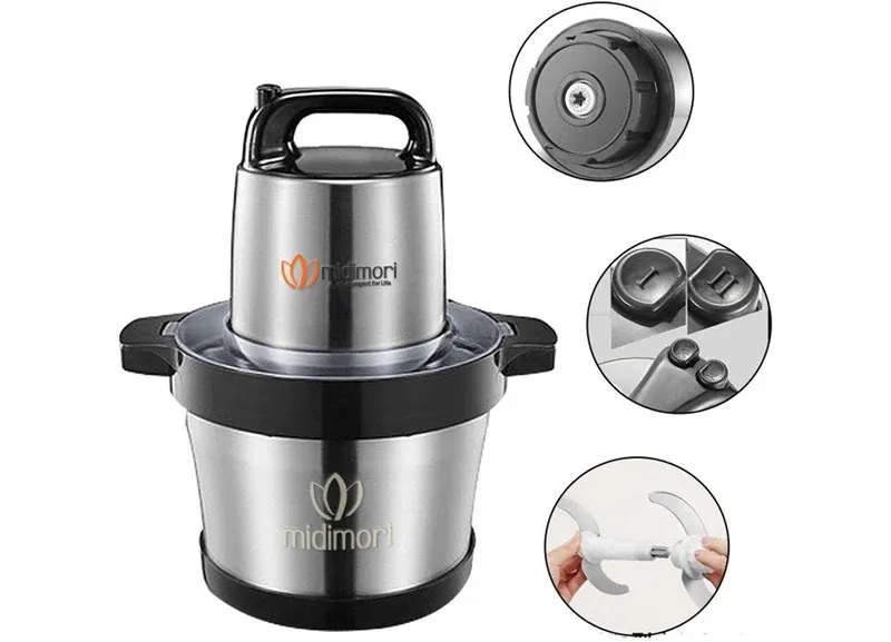 Máy xay thịt Inox cao cấp Midimori MDMR-1200 (1200W, 6 lít)