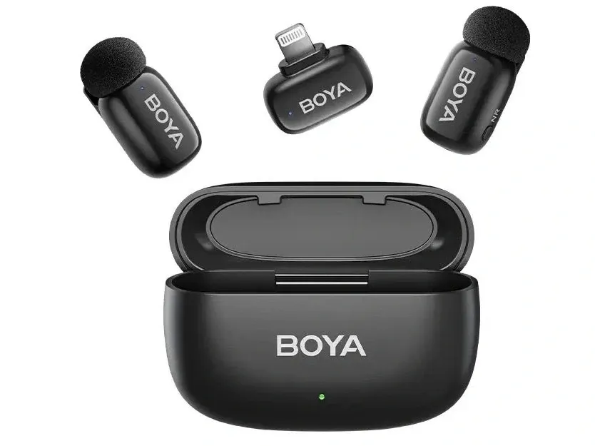 Micro không dây Boya Mini-12 - Màu đen