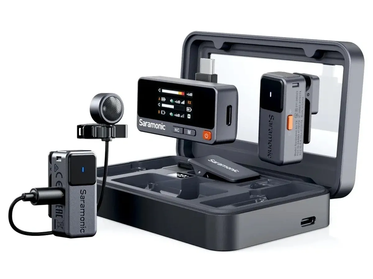 Micro không dây Saramonic Air 02 (TX+TX+RX+LAV)
