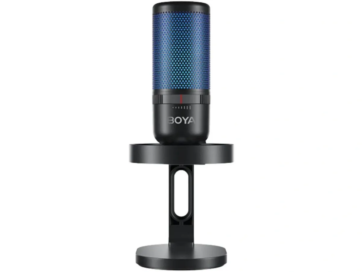 Microphone thu âm để bàn Boya K3 (Đen)