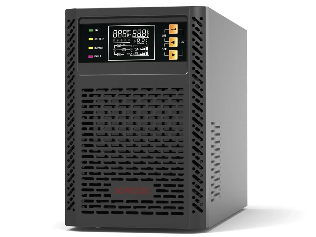 Nguồn lưu điện UPS Sorotec HP3116C PLUS 1KT XL (1KVA/1KW, UPS Tower pin gắn ngoài) (Chưa gồm ắc quy)