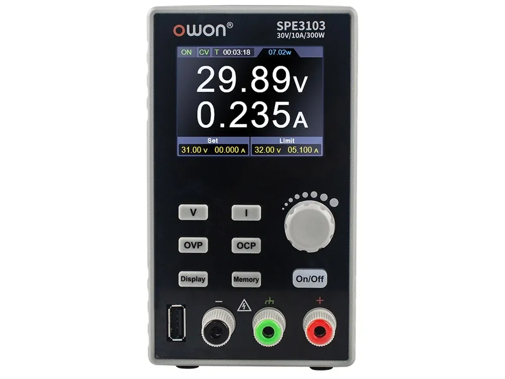Nguồn một chiều Owon SPE3103 (0 - 30V/10A/300W, 1 CH)