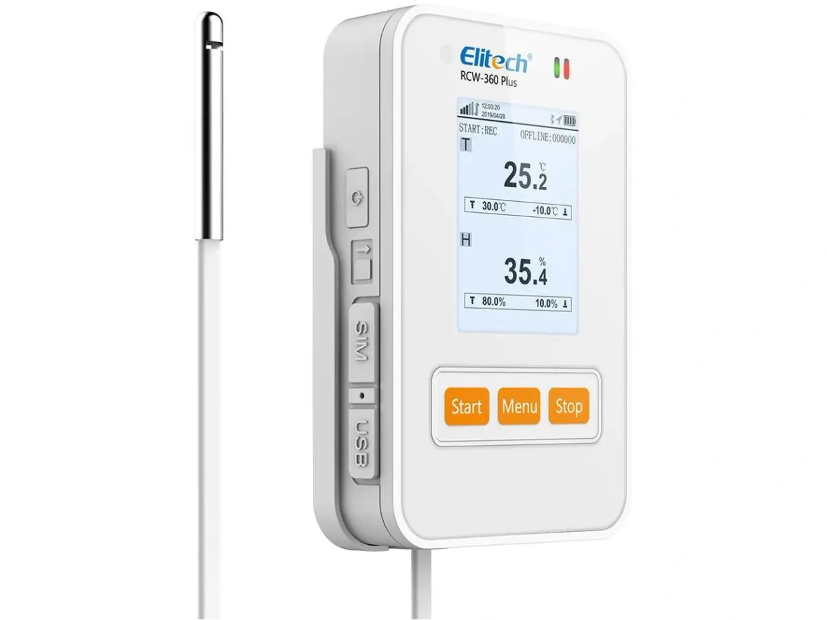 Nhiệt ẩm kế tự ghi Elitech RCW-360 Plus 4G