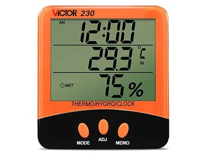 Nhiệt ẩm kế Victor 230 (0 - 50 độ C, 30% - 90% RH)