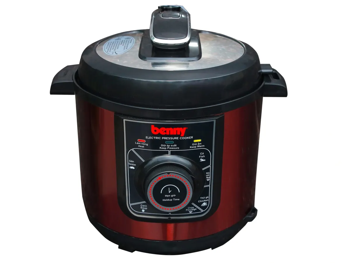 Nồi áp suất điện nắp rời, van xả tự động Benny BP-81