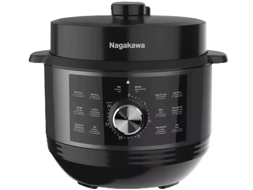 Nồi áp suất điện 5L Nagakawa NEP5288