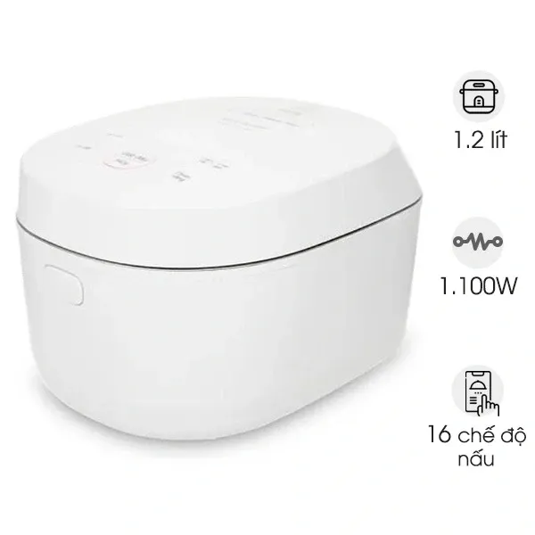 Nồi cơm cao tần Sharp KS-IH122V-WH 1.2 lít