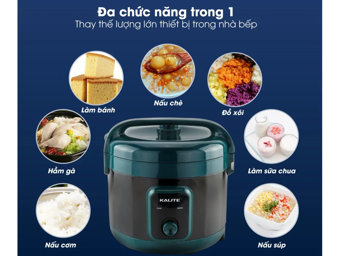 Nồi cơm điện Kalite KL-618 1.8 lít