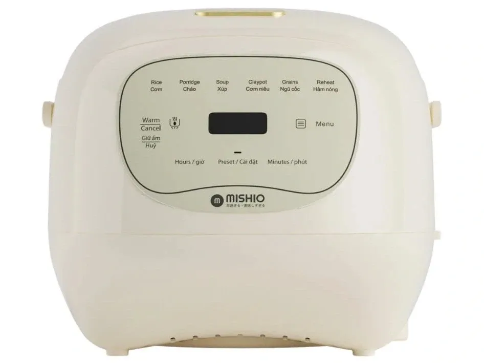 Nồi cơm điện lòng sứ dưỡng sinh 1.2 lít Mishio MK381