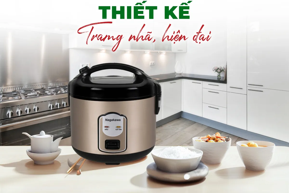 Nồi cơm điện 1.8L Nagakawa NRC3815