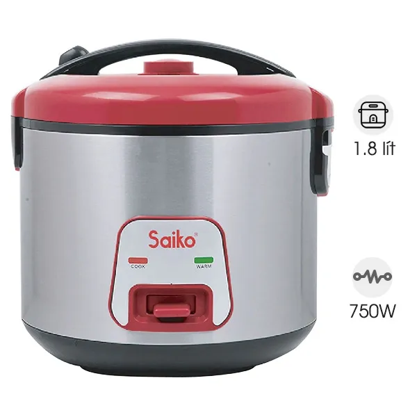 Nồi cơm điện Saiko RC-1821T 1.8 lít