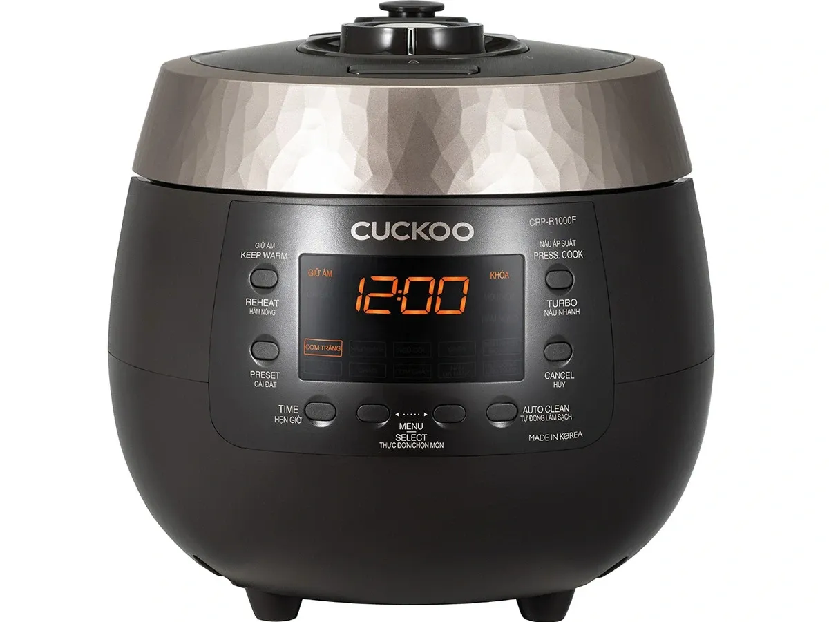 Nồi cơm điện tử áp suất Cuckoo 1.8 lít CRP-R1000F/BKGBCRVNCV