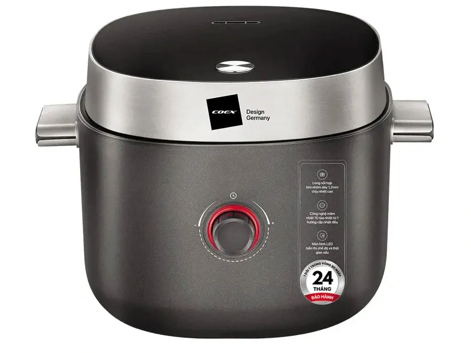 Nồi cơm điện tử đa năng 0.8 lít Coex CR-3468A