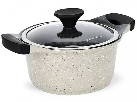 Nồi giả đá chống dính Lock&Lock Stone 24cm LCA6244D-IH