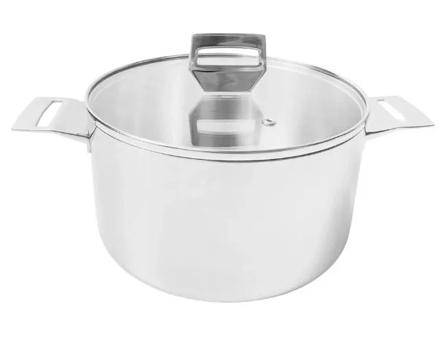 Nồi inox thân đáy liền 3 lớp Kaiyo size 18cm